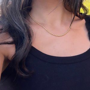 Gold Filled Ball Necklace